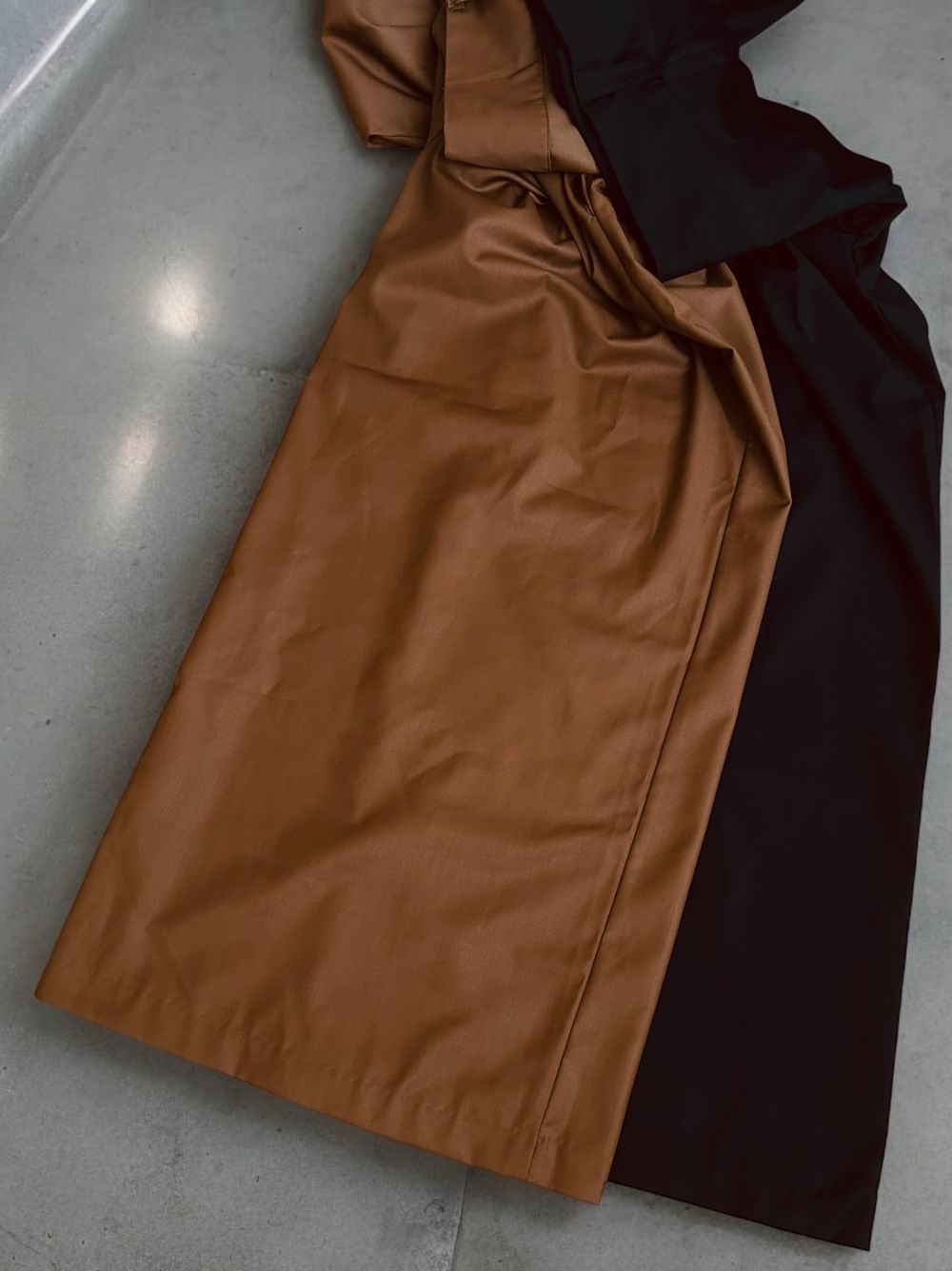 High waist ワイドフレアパンツ