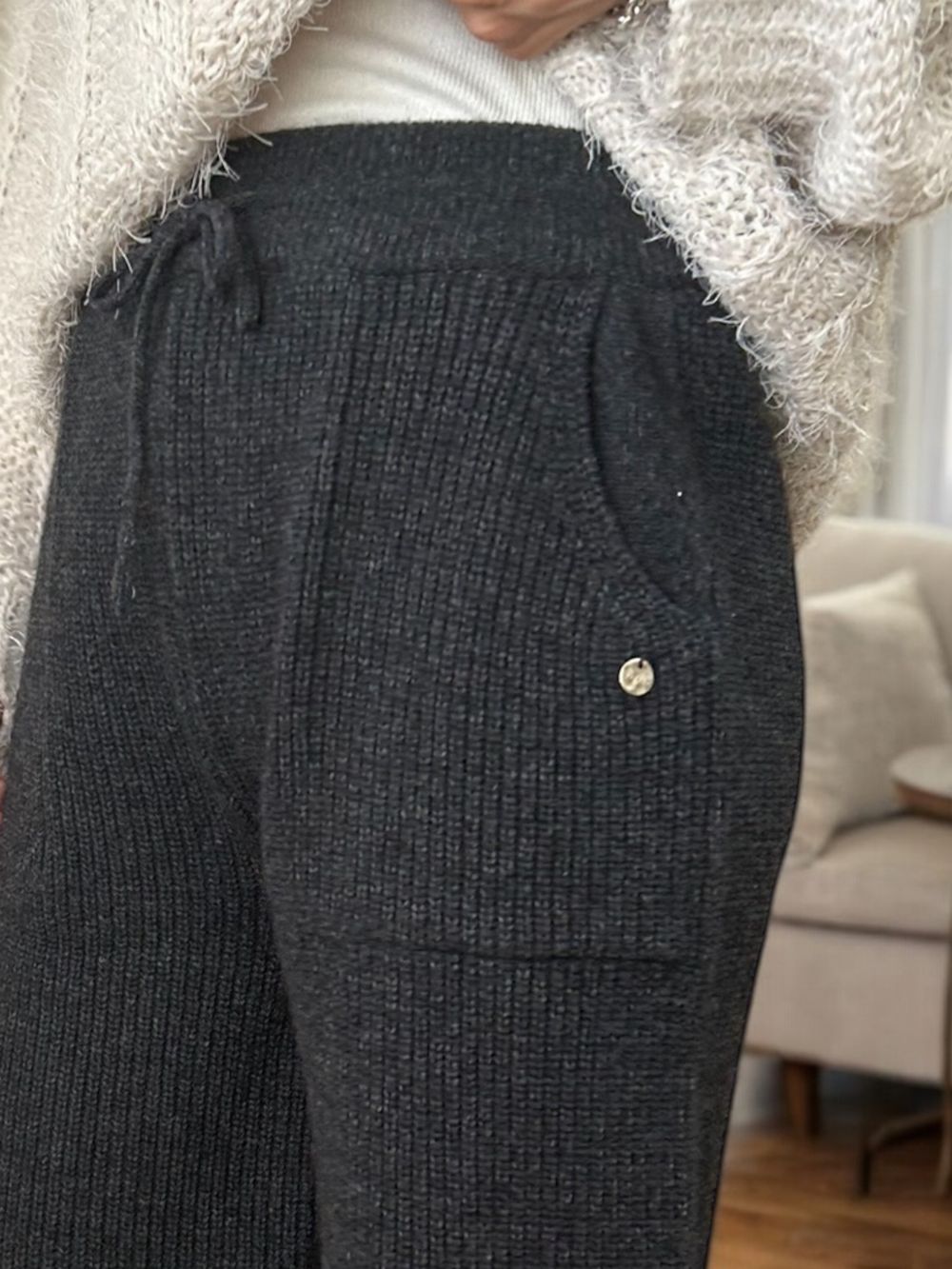 Knit bermuda パンツ