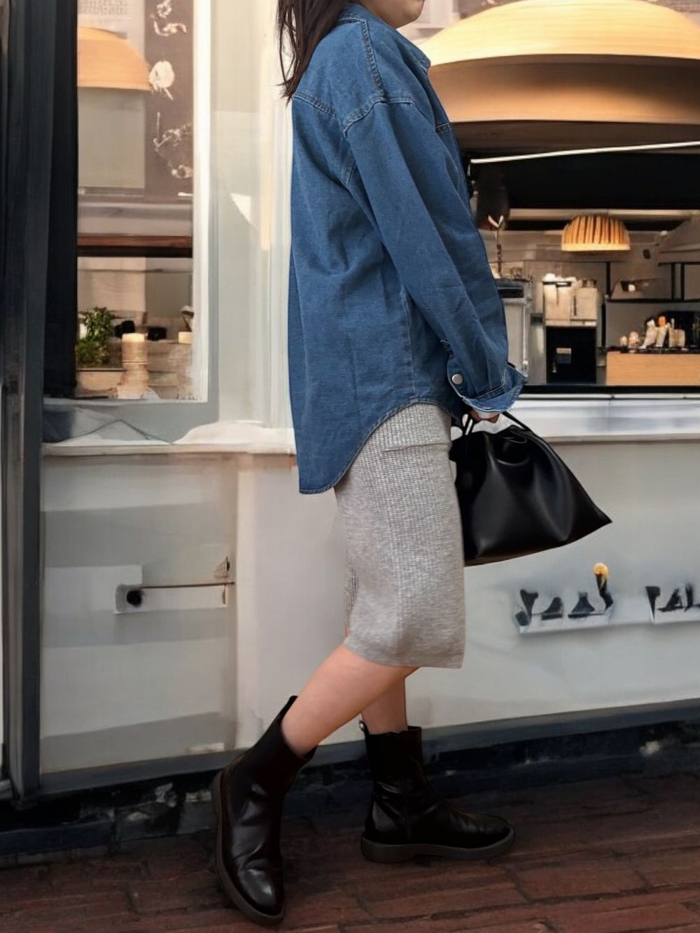 Knit bermuda パンツ