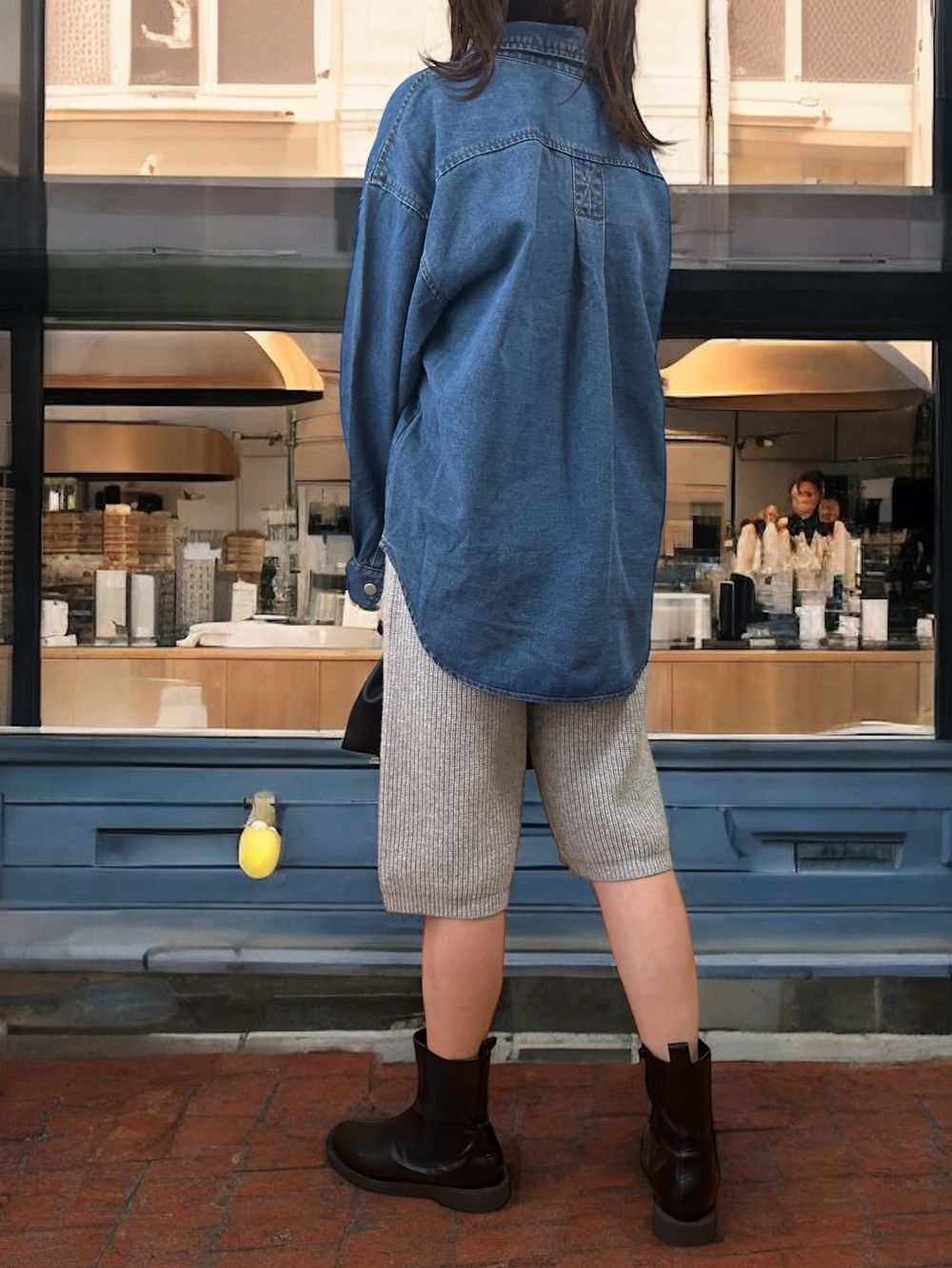 Knit bermuda パンツ