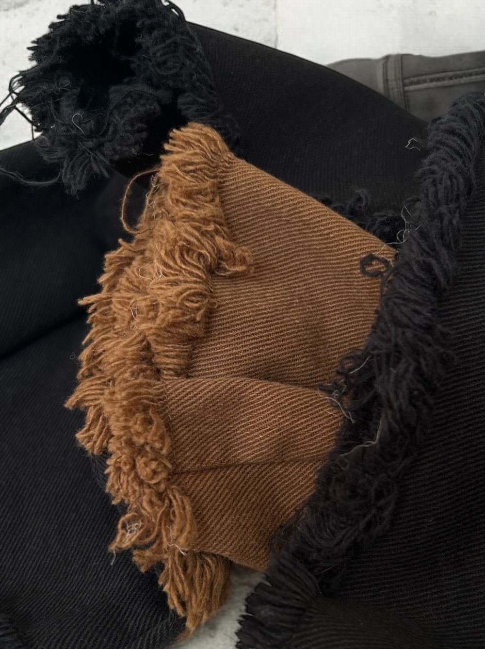 Cut off Stretch フレアパンツ