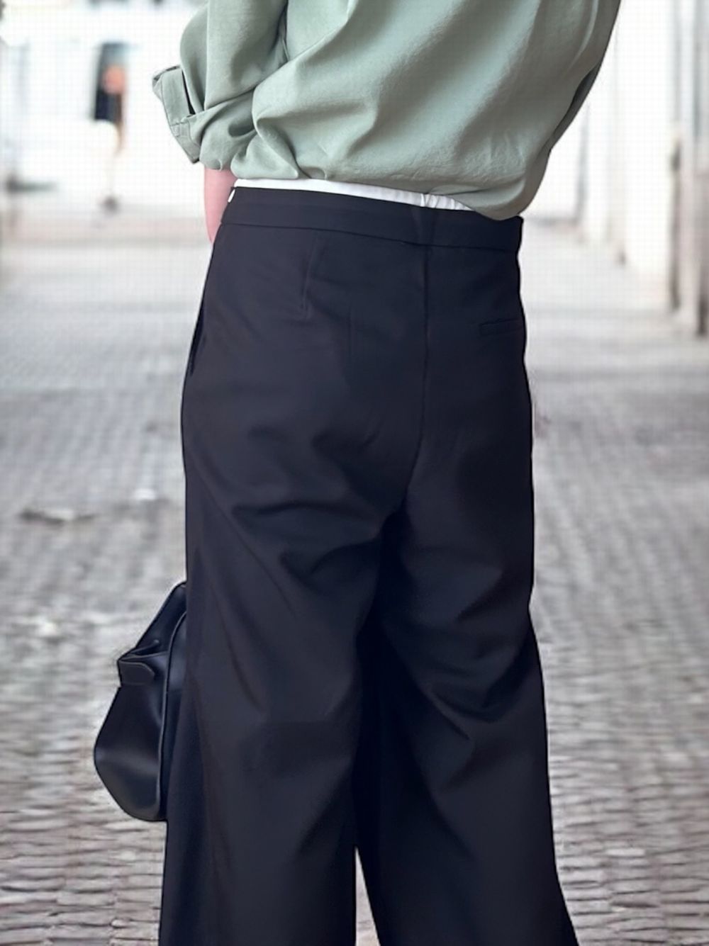 Layered west タックインワイドパンツ