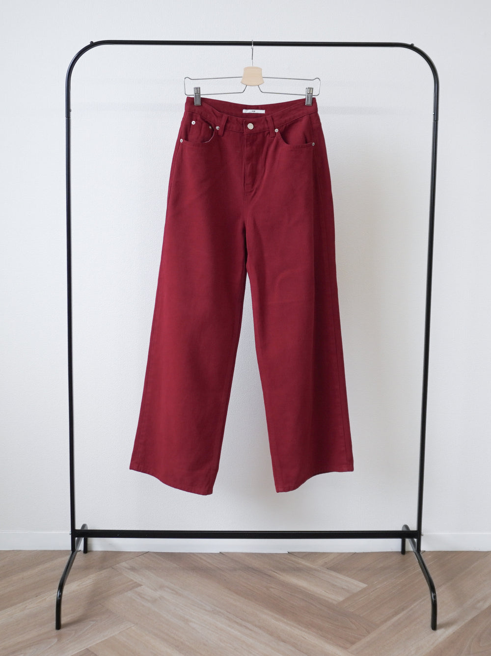 Velveteen ワイドストレートパンツ