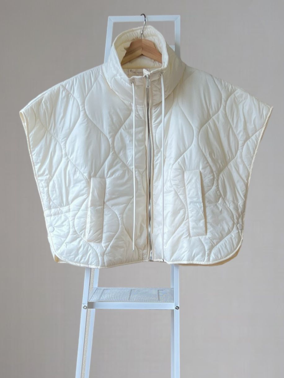 DuckDownキルティングダウンベスト