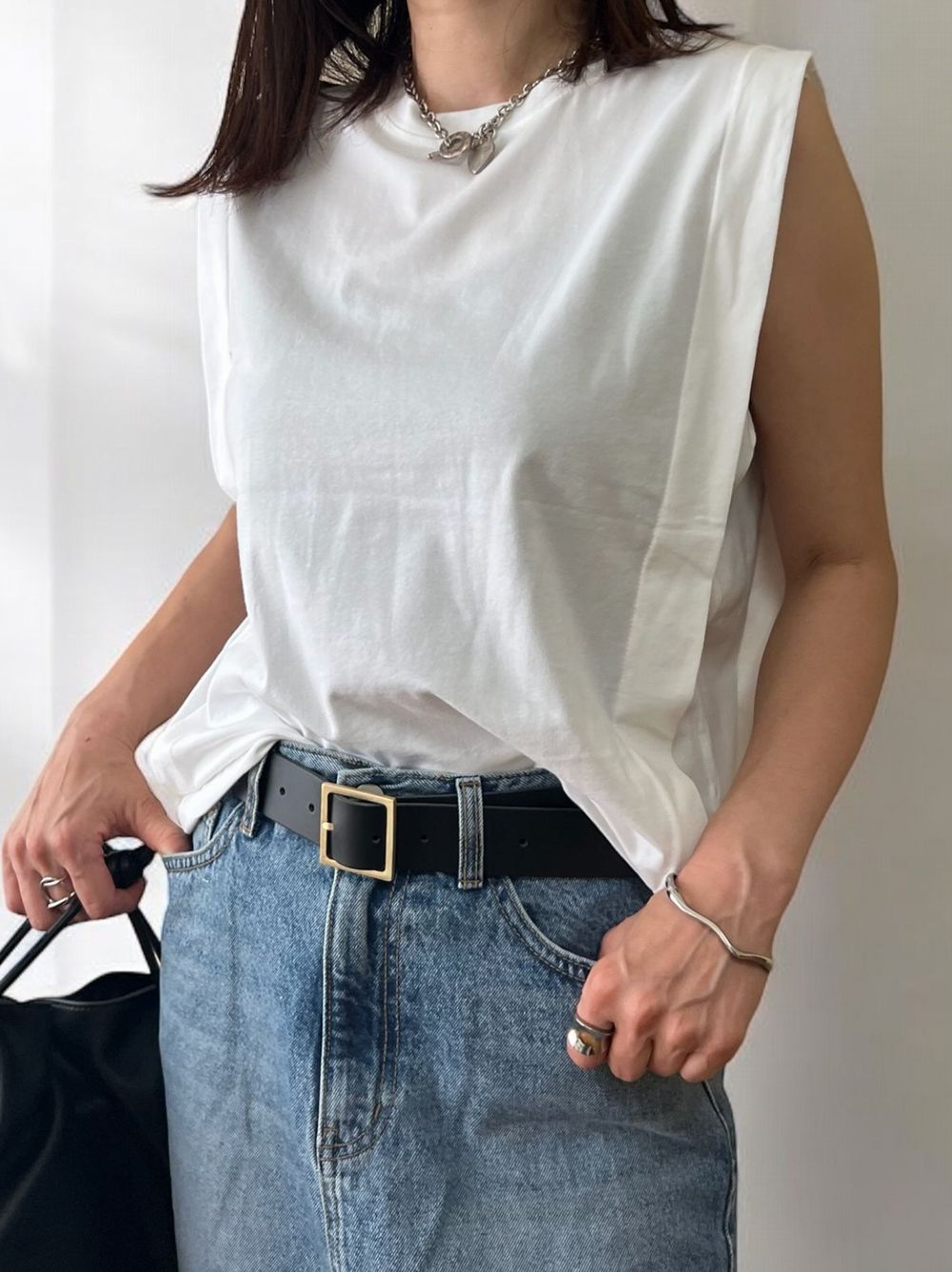 プリーツショルダーBox T-shirts