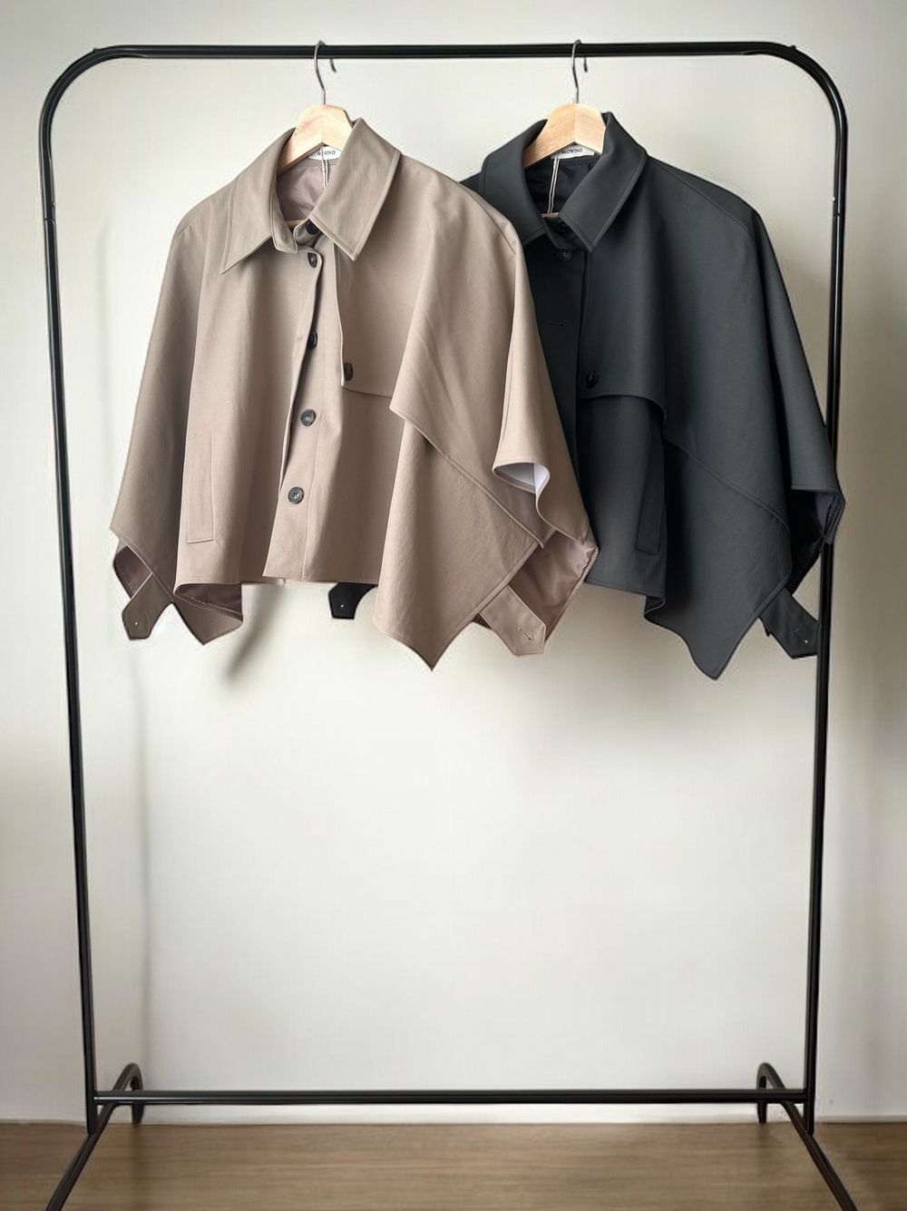 Asymmetry short ポンチョコート