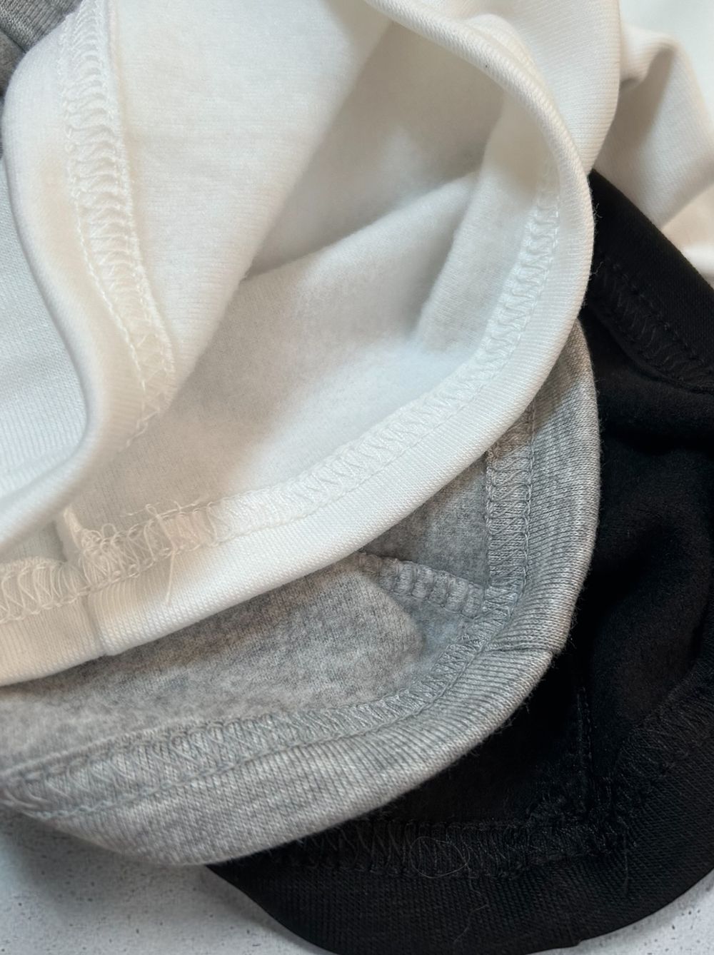 Fleeceスムースニットカットソー