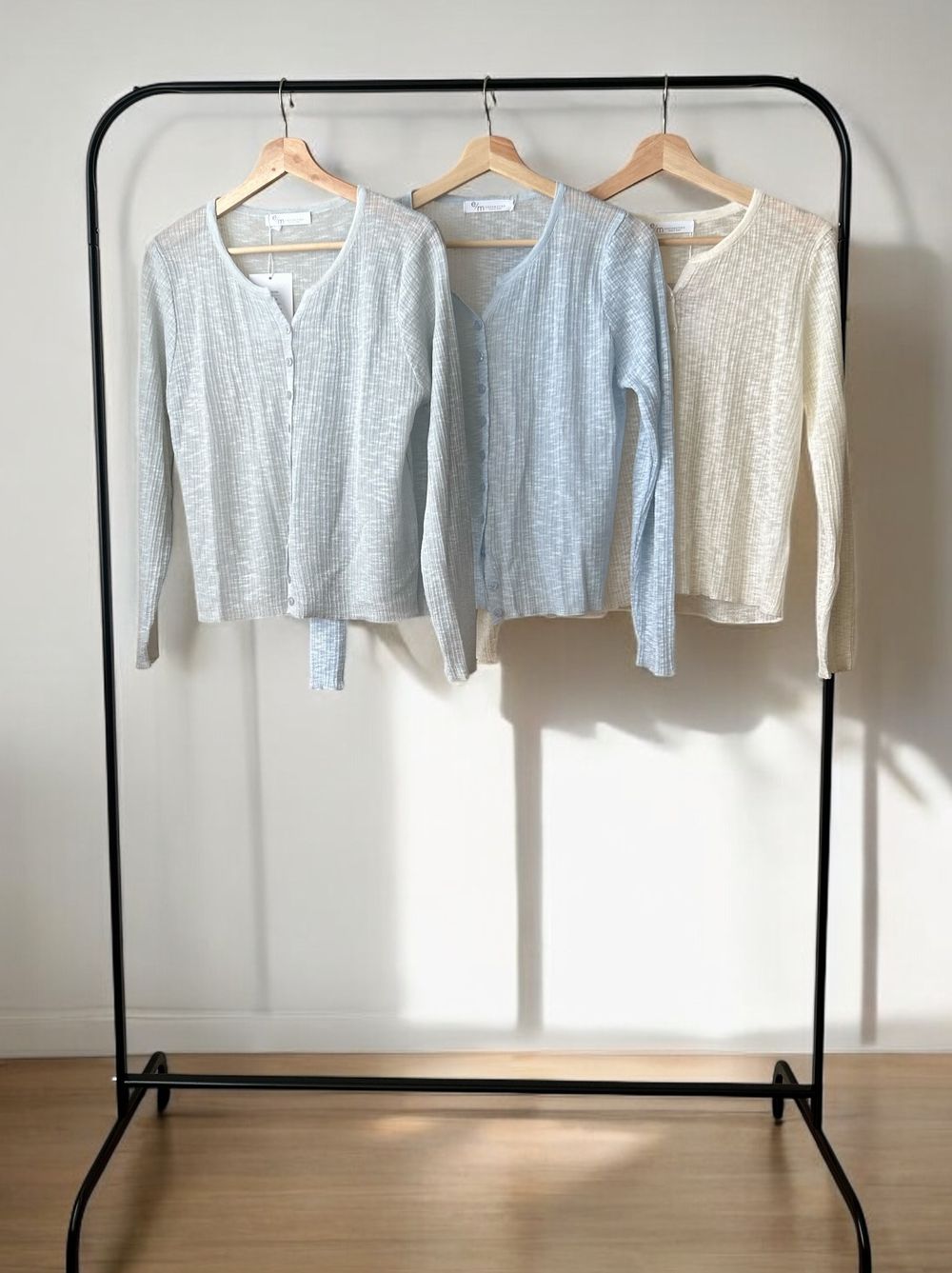 Melange Sheer カーディンガン