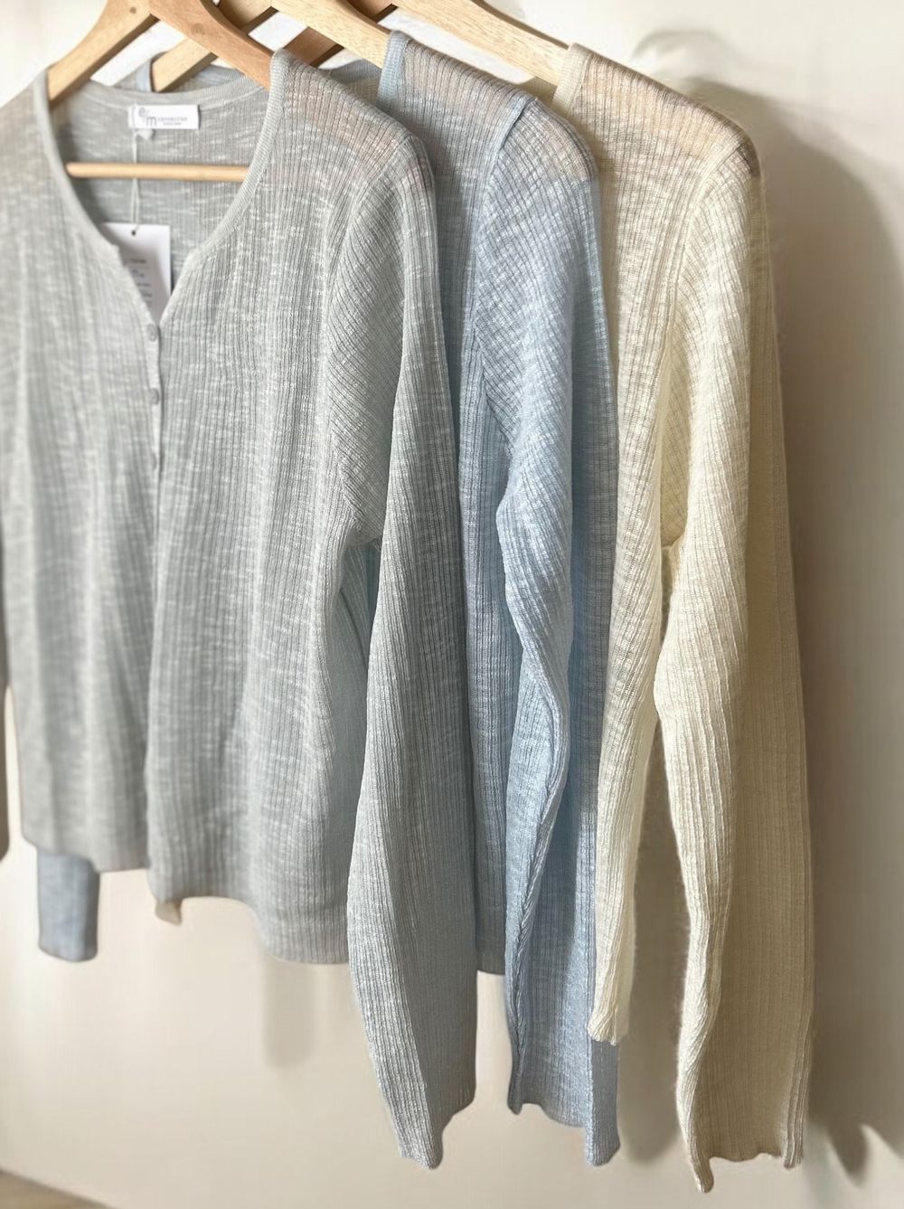 Melange Sheer カーディンガン