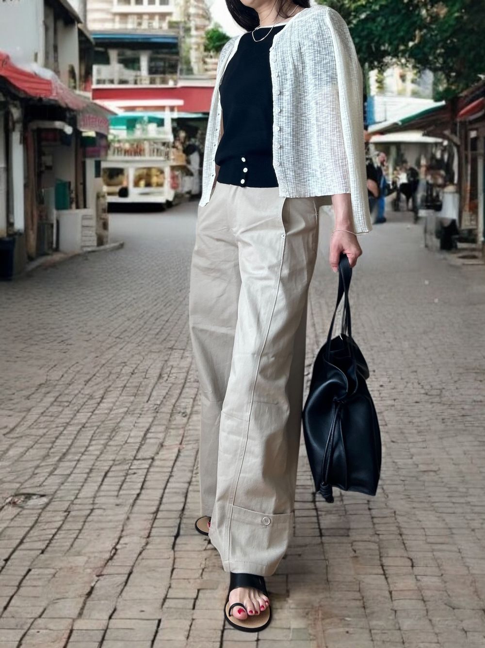 Melange Sheer カーディンガン