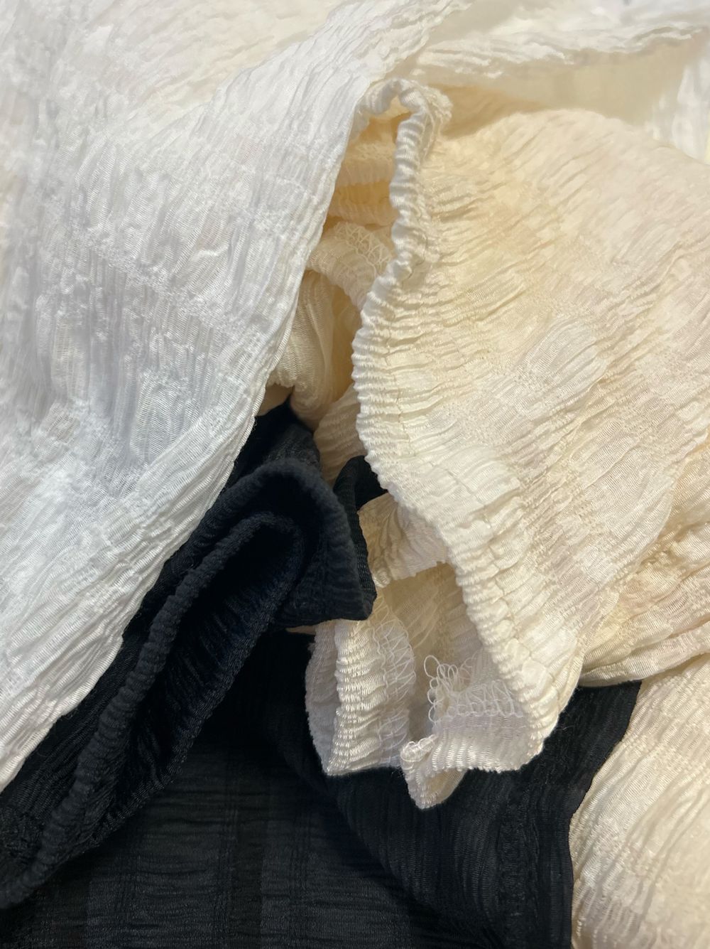 Texture sheer チェックシャツ