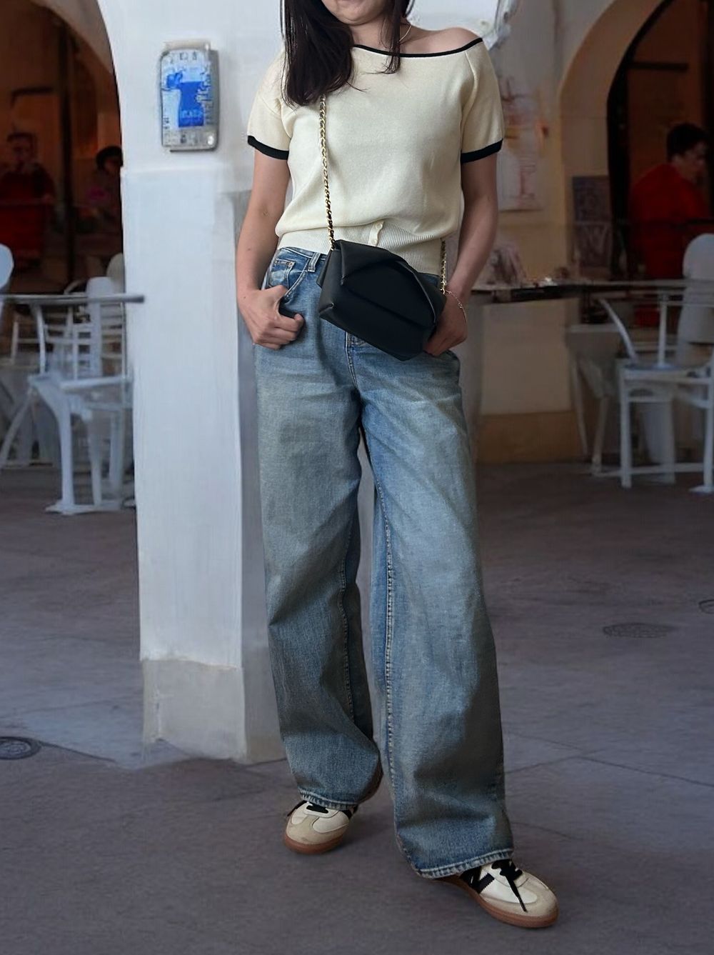 Asymmetry design ニットトップス