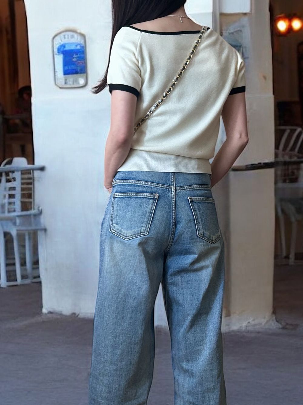 Asymmetry design ニットトップス