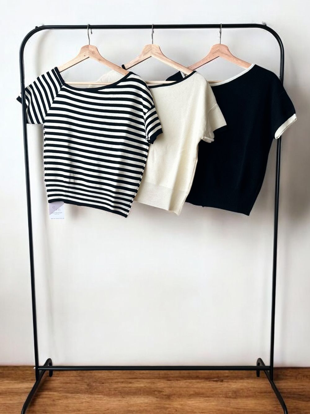 Asymmetry design ニットトップス