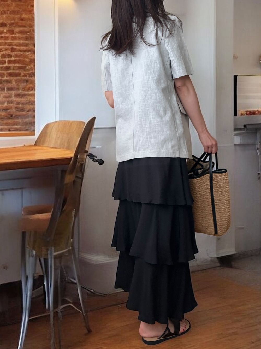 Short sleeve リネンジャケット
