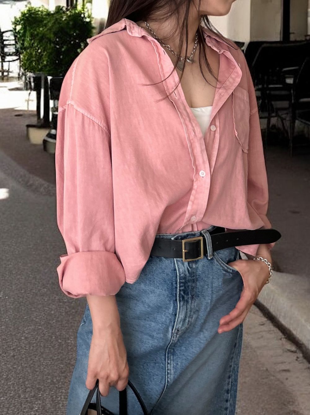 Vintage like ソフトコットンシャツ
