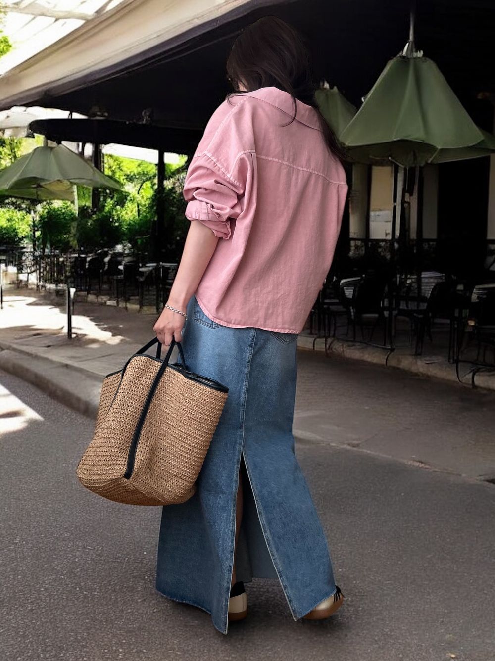 Vintage like ソフトコットンシャツ