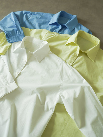 Big silhouette cotton シャツ