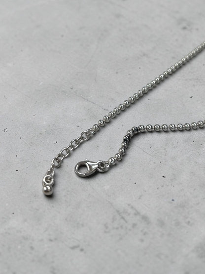 Calm line Ball chain Bar ネックレス