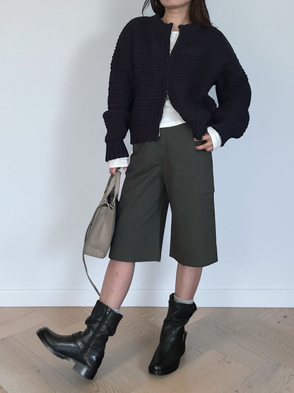 Real leather 2way ミニトートバッグ