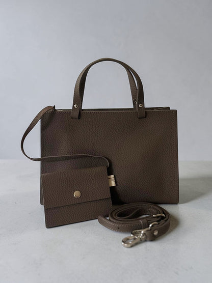 Real leather 2way ミニトートバッグ