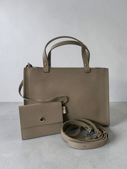 Real leather 2way ミニトートバッグ