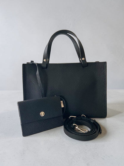 Real leather 2way ミニトートバッグ