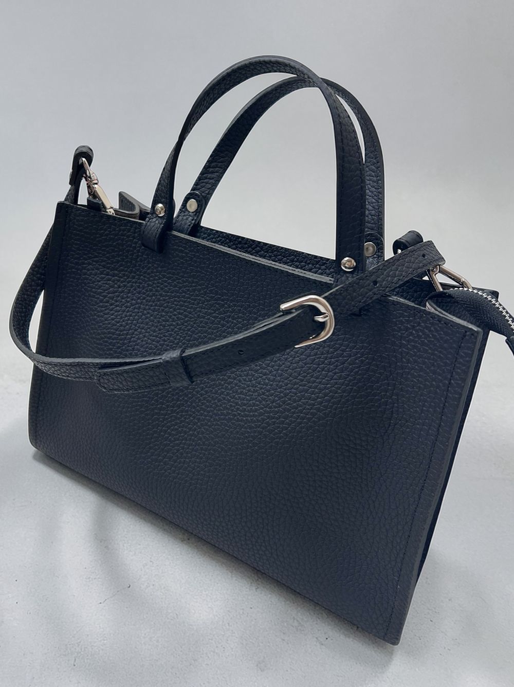 Real leather 2way ミニトートバッグ