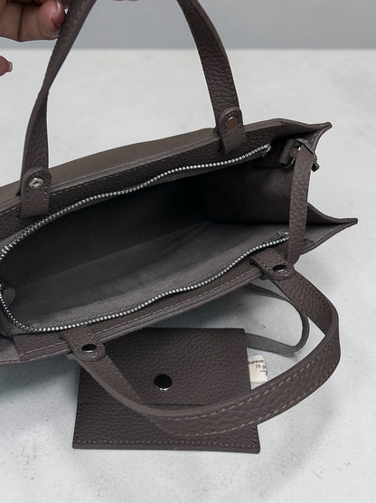 Real leather 2way ミニトートバッグ