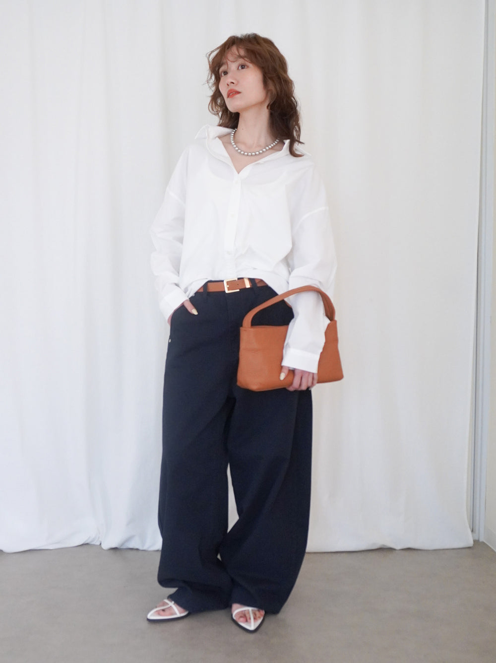 Soft Frame 2wayリアルレザーバッグ
