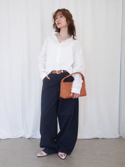 Soft Frame 2wayリアルレザーバッグ