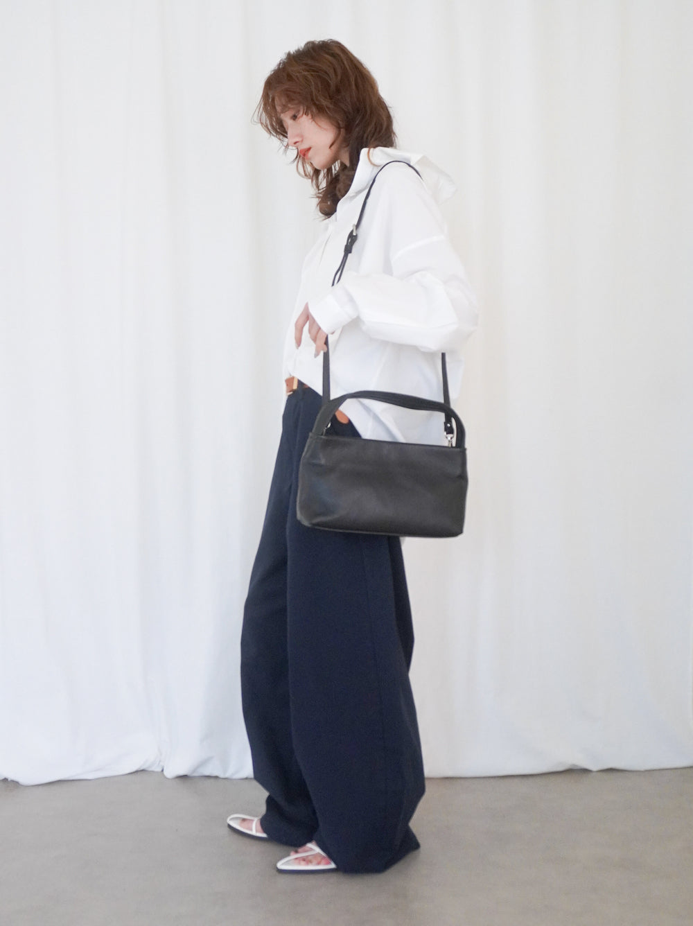 Soft Frame 2wayリアルレザーバッグ