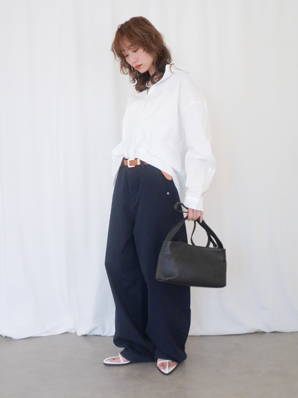 Soft Frame 2wayリアルレザーバッグ