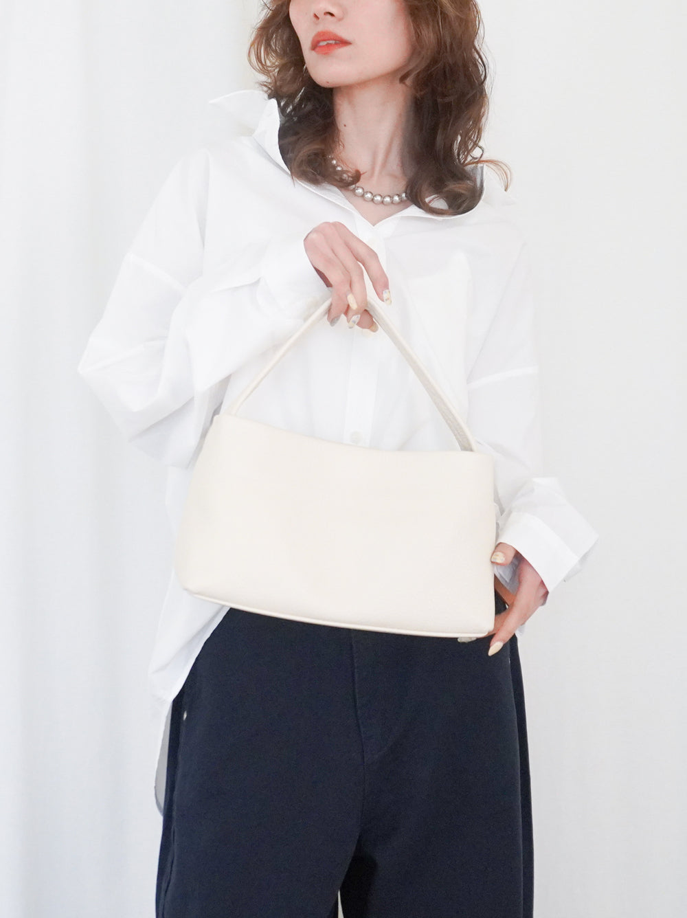Soft Frame 2wayリアルレザーバッグ