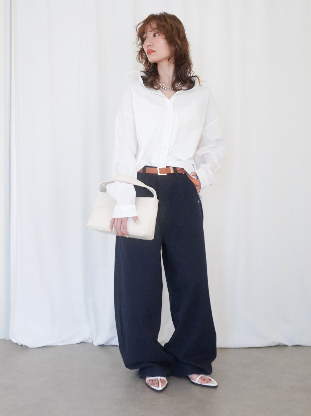 Soft Frame 2wayリアルレザーバッグ