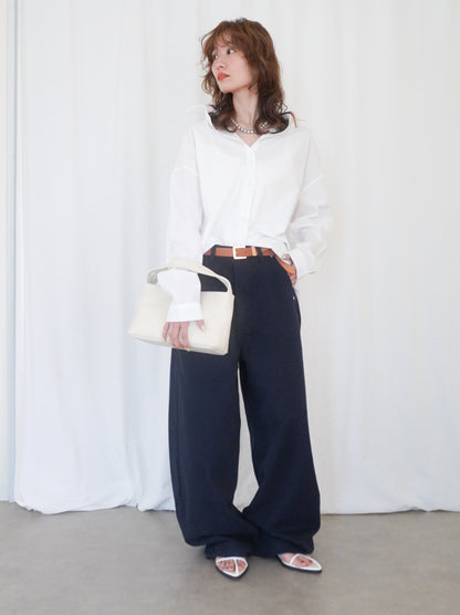 Soft Frame 2wayリアルレザーバッグ