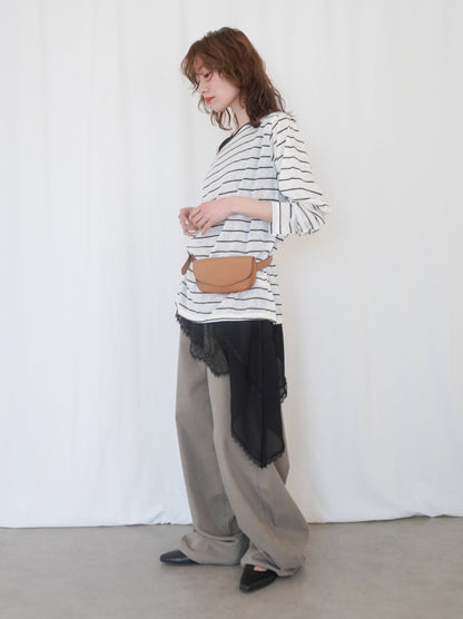 Rounded square フラップベルトポーチ