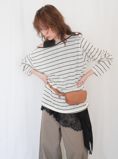 Rounded square フラップベルトポーチ
