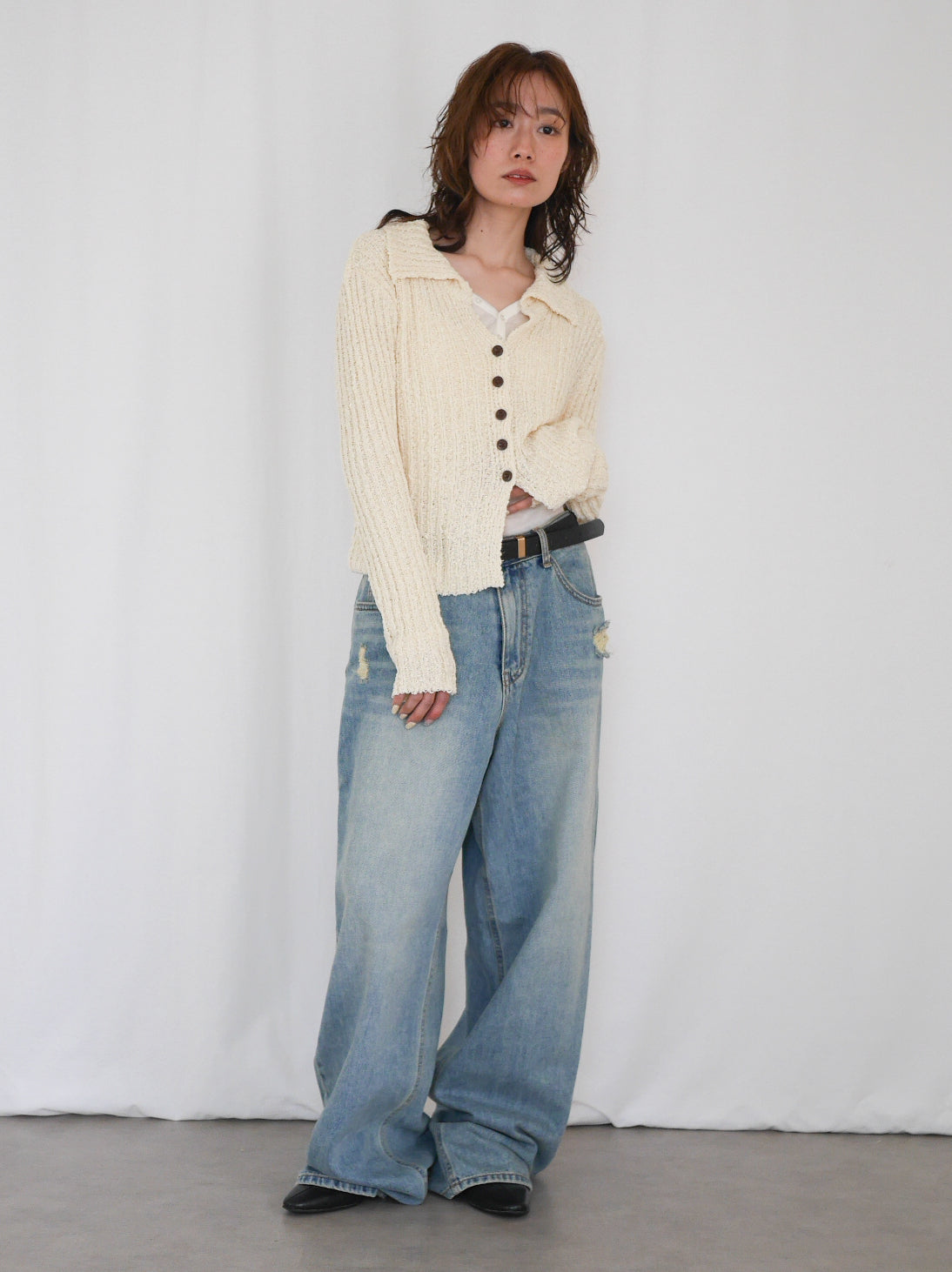 Urban slim 本革シュリンクリアルレザーベルト