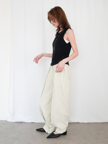 Dot tulle ポインテッドミュール