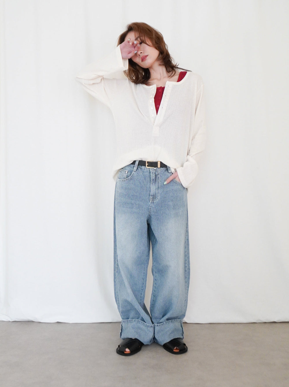 Modern gurkha アンクルストラップサンダル