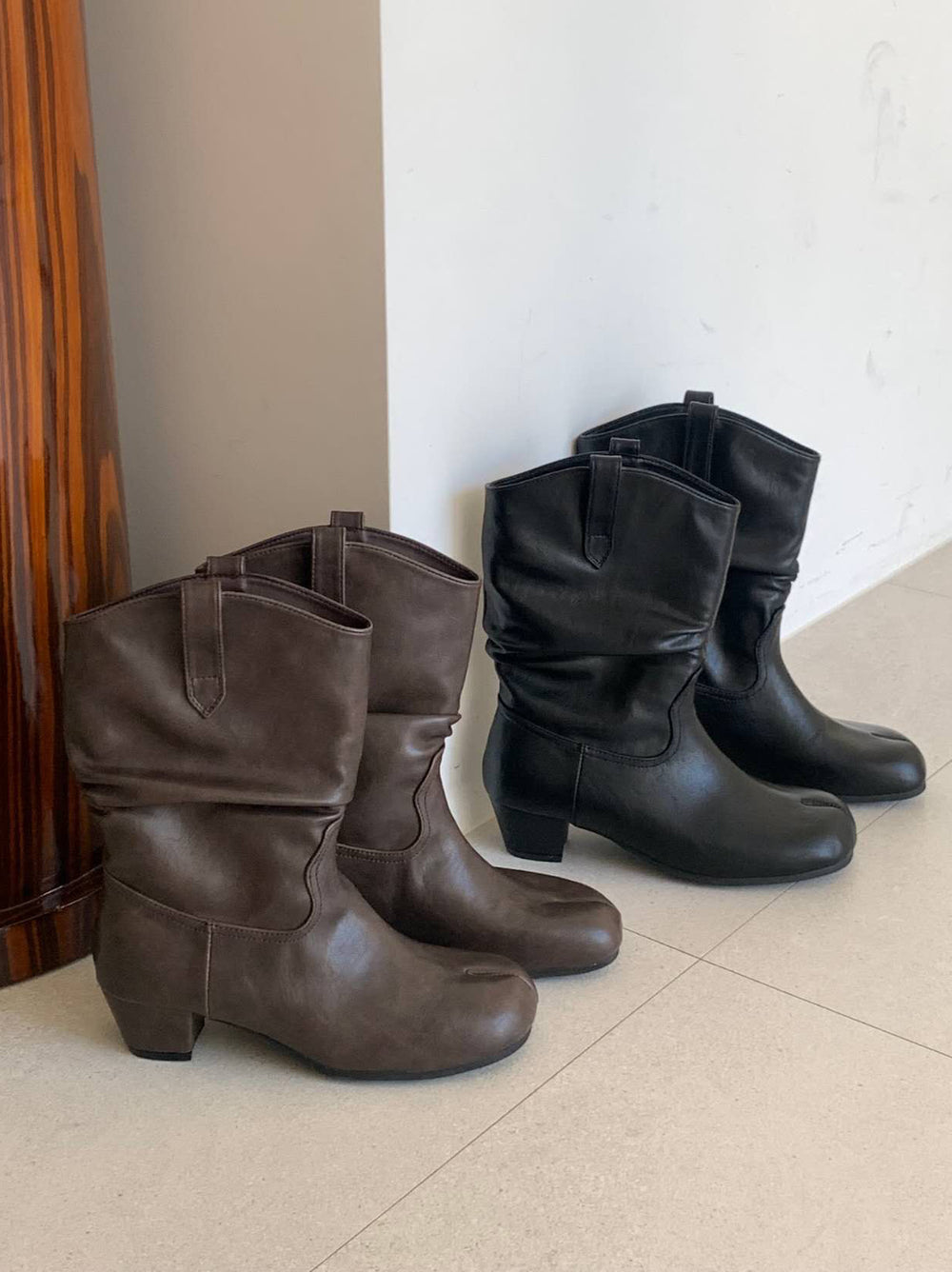 【受注販売・納期2週間】Vintage loose Tabi ミドルブーツ