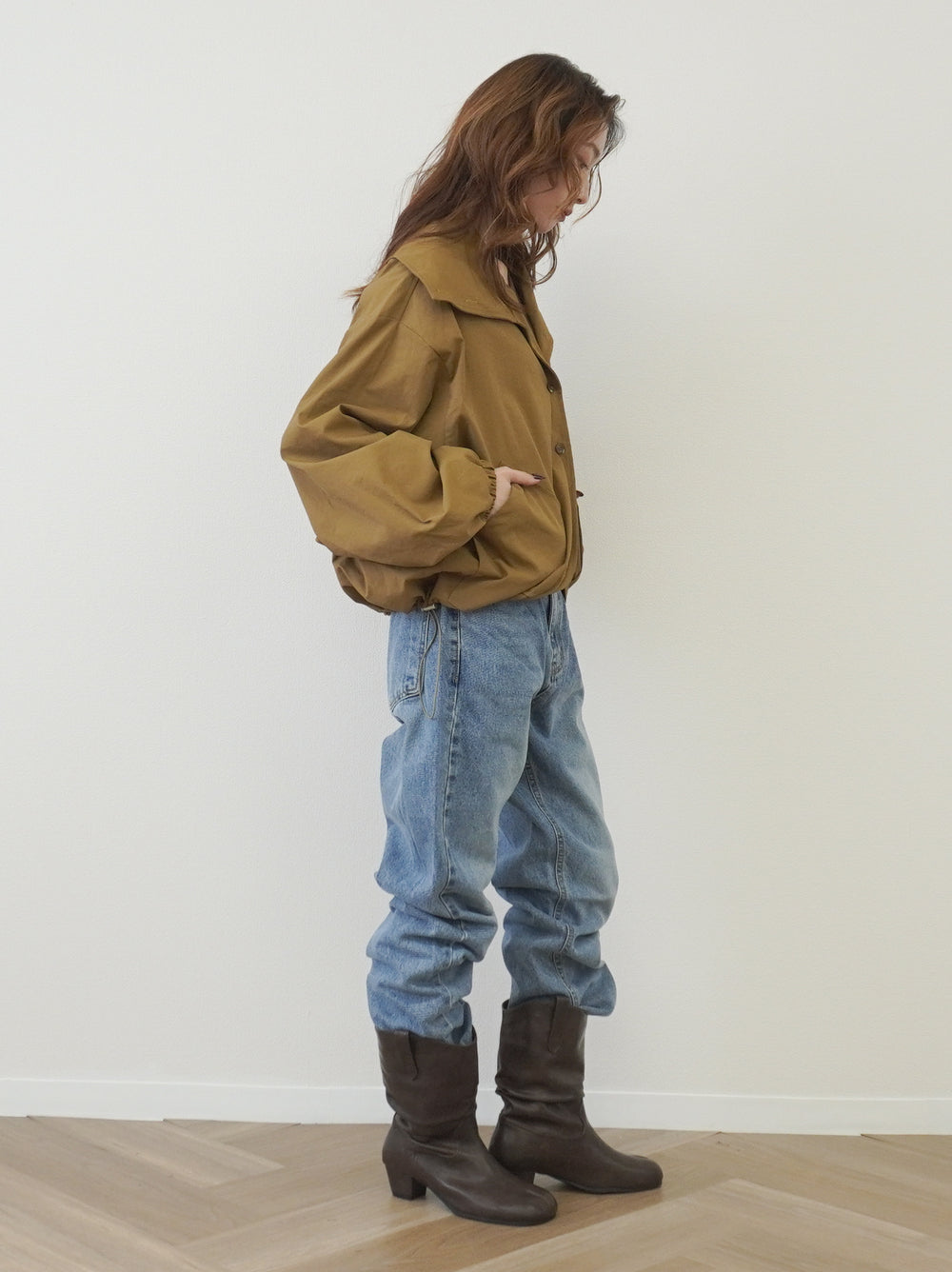 【受注販売・納期2週間】Vintage loose Tabi ミドルブーツ