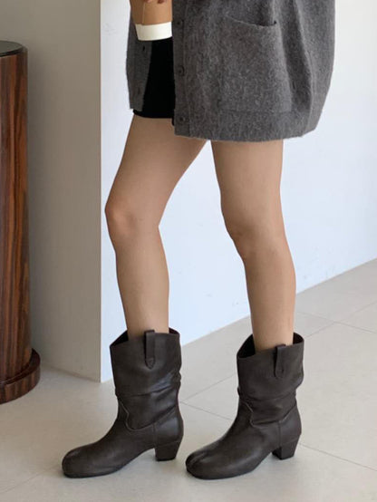 【受注販売・納期2週間】Vintage loose Tabi ミドルブーツ