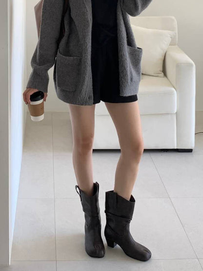 【受注販売・納期2週間】Vintage loose Tabi ミドルブーツ