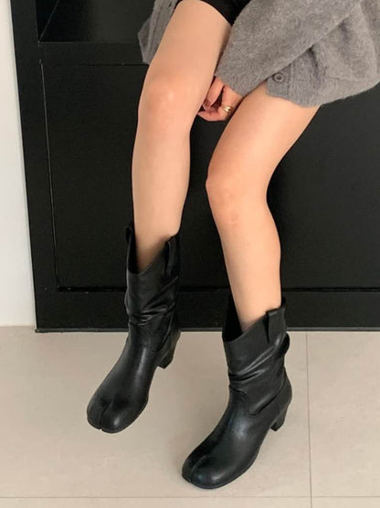 【受注販売・納期2週間】Vintage loose Tabi ミドルブーツ