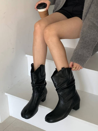 【受注販売・納期2週間】Vintage loose Tabi ミドルブーツ
