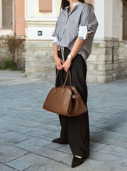 Layered west タックインワイドパンツ