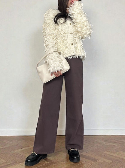 ワイドストレート Carpenter cotton pants