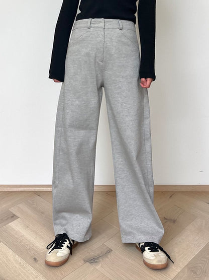 Eazy round ワイドストレートパンツ